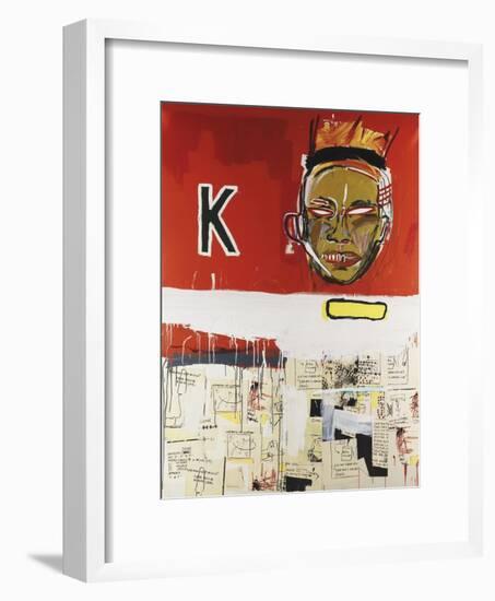 Two and a Half Hours of Chinese Food-Jean-Michel Basquiat-Framed Premium Giclee Print