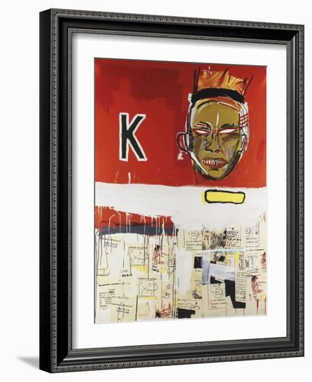 Two and a Half Hours of Chinese Food-Jean-Michel Basquiat-Framed Premium Giclee Print