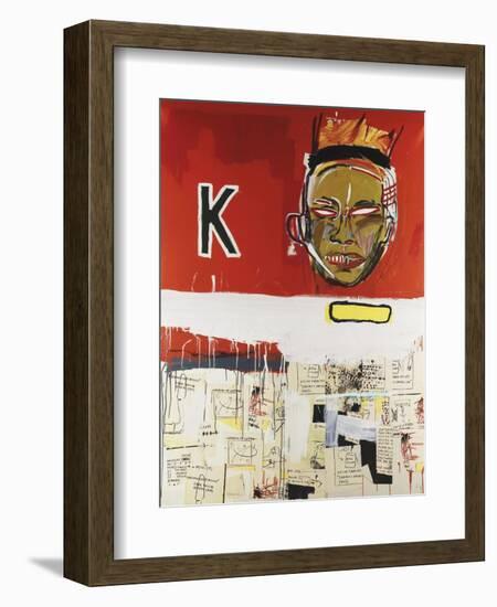 Two and a Half Hours of Chinese Food-Jean-Michel Basquiat-Framed Giclee Print