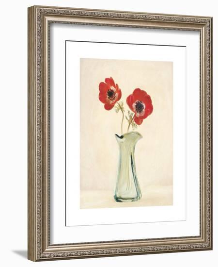 Two Anemones - special-Amy Melious-Framed Art Print