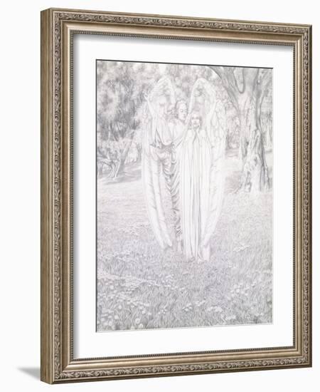 Two Angels, 1904-Carlos Schwabe-Framed Giclee Print