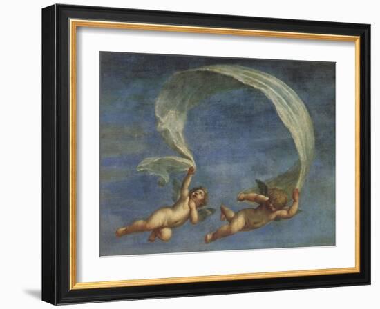 Two Angels Flying-null-Framed Giclee Print