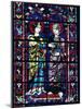 Two Angels in Stained Glass in the Central Choir, Chartres Cathedral, Chartres-Adam Woolfitt-Mounted Photographic Print