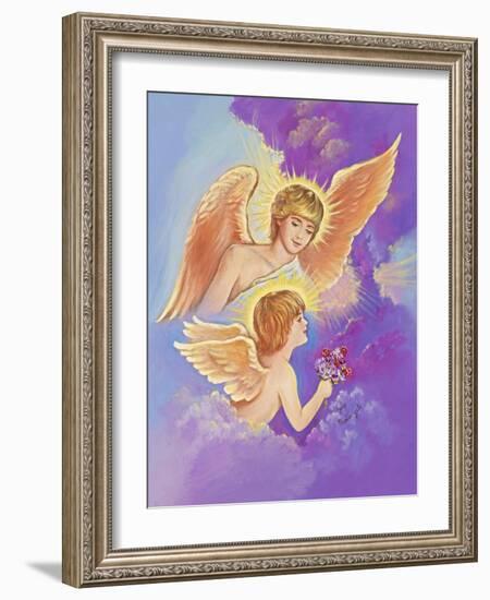 Two Angels-Judy Mastrangelo-Framed Giclee Print