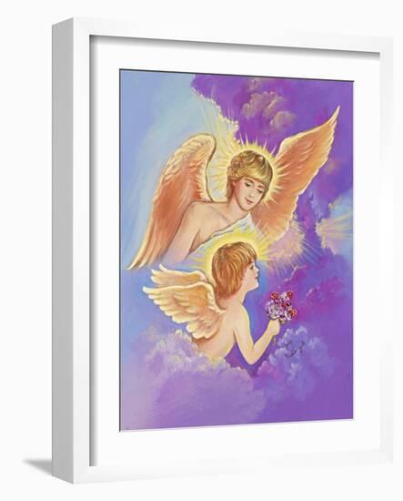 Two Angels-Judy Mastrangelo-Framed Giclee Print