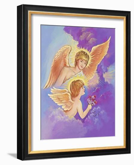 Two Angels-Judy Mastrangelo-Framed Giclee Print