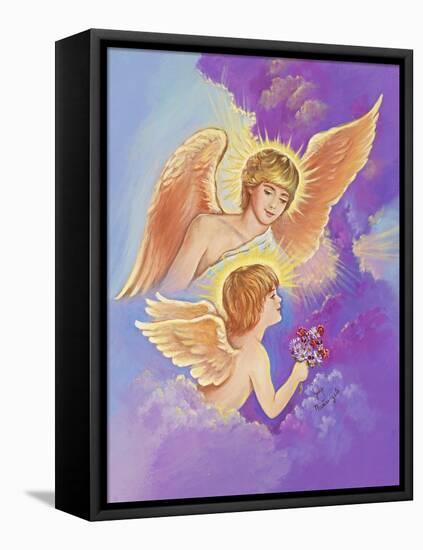 Two Angels-Judy Mastrangelo-Framed Premier Image Canvas