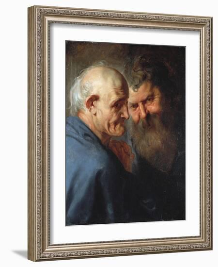 Two Apostles-Hendrik Avercamp-Framed Giclee Print