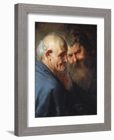 Two Apostles-Hendrik Avercamp-Framed Giclee Print