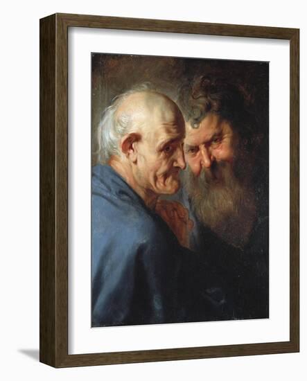 Two Apostles-Hendrik Avercamp-Framed Giclee Print