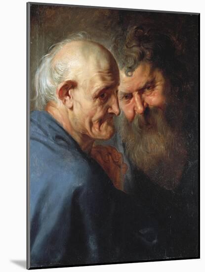 Two Apostles-Hendrik Avercamp-Mounted Giclee Print