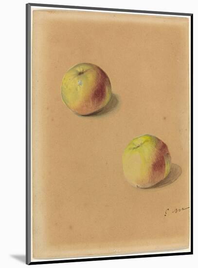 Two Apples, 1880-Edouard Manet-Mounted Art Print