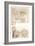 Two architectural drawings, c1472-c1519 (1883)-Leonardo Da Vinci-Framed Giclee Print