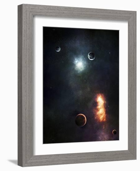 Two Armageddon's Happening at the Same Time-Stocktrek Images-Framed Photographic Print