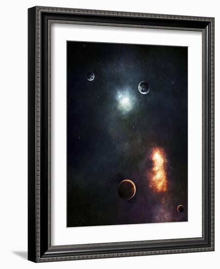 Two Armageddon's Happening at the Same Time-Stocktrek Images-Framed Photographic Print