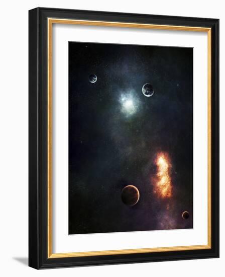 Two Armageddon's Happening at the Same Time-Stocktrek Images-Framed Photographic Print