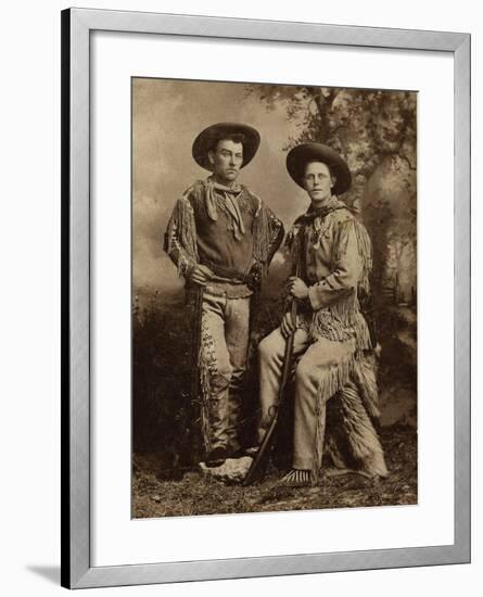 Two Armed Full Dressed Frontier Scouts-Whittick-Framed Art Print