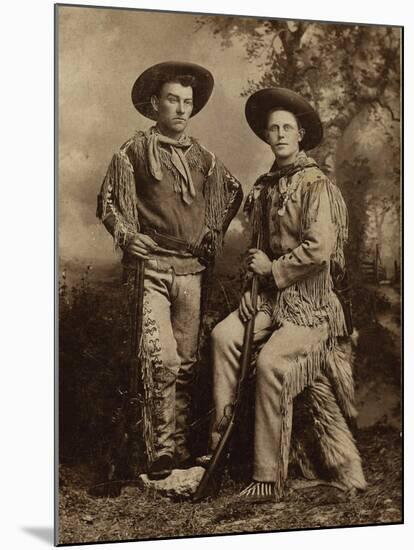 Two Armed Full Dressed Frontier Scouts-Whittick-Mounted Art Print