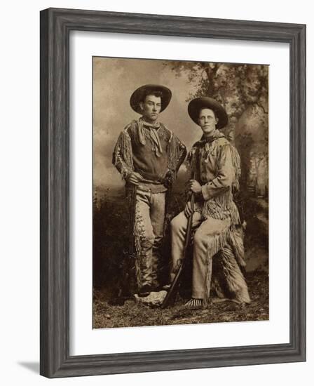 Two Armed Full Dressed Frontier Scouts-Whittick-Framed Art Print