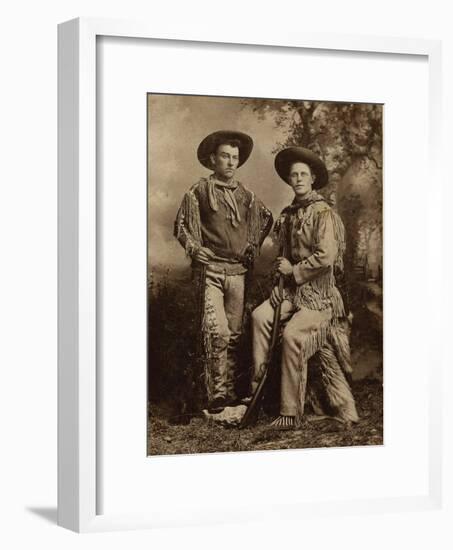 Two Armed Full Dressed Frontier Scouts-Whittick-Framed Art Print