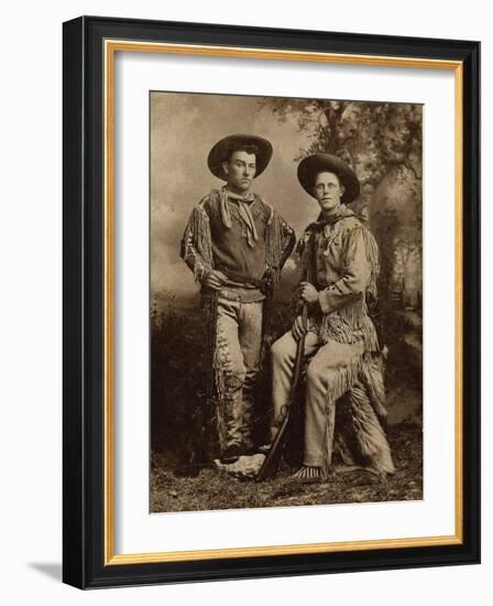 Two Armed Full Dressed Frontier Scouts-Whittick-Framed Art Print