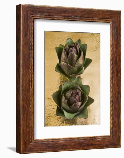 Two Artichokes, Cuisine-Nico Tondini-Framed Photographic Print