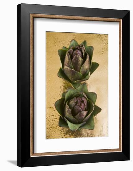 Two Artichokes, Cuisine-Nico Tondini-Framed Photographic Print