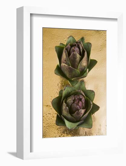 Two Artichokes, Cuisine-Nico Tondini-Framed Photographic Print