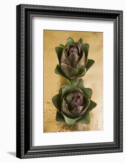 Two Artichokes, Cuisine-Nico Tondini-Framed Photographic Print