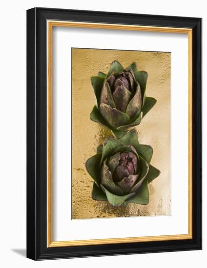 Two Artichokes, Cuisine-Nico Tondini-Framed Photographic Print