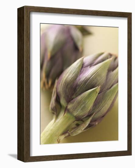 Two Artichokes-Eising Studio - Food Photo and Video-Framed Photographic Print