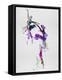 Two Ballerinas Dance Watercolor-Irina March-Framed Stretched Canvas