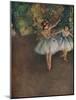 'Two Ballet Dancers on the Stage (Deux Danseuses Sur La Scene)', 1874 (1946)-Edgar Degas-Mounted Giclee Print