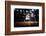 Two Basketball Players in Action in Gym Panorama View-Eugene Onischenko-Framed Photographic Print