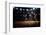 Two Basketball Players in Action in Gym Panorama View-Eugene Onischenko-Framed Photographic Print