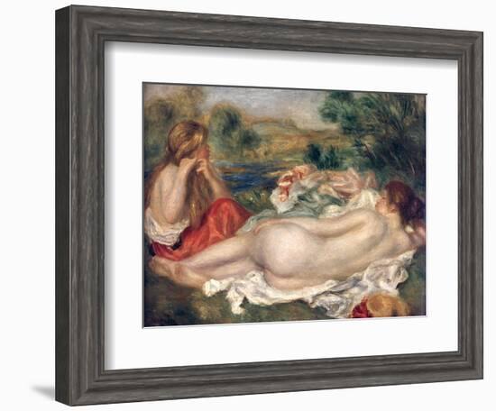 Two Bathers, 1896-Pierre-Auguste Renoir-Framed Giclee Print