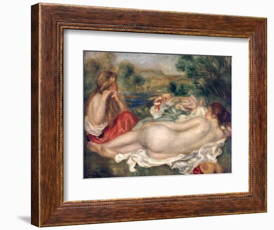 Two Bathers, 1896-Pierre-Auguste Renoir-Framed Giclee Print
