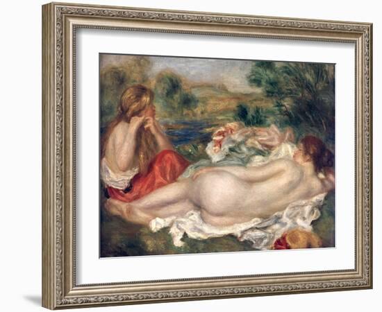 Two Bathers, 1896-Pierre-Auguste Renoir-Framed Giclee Print