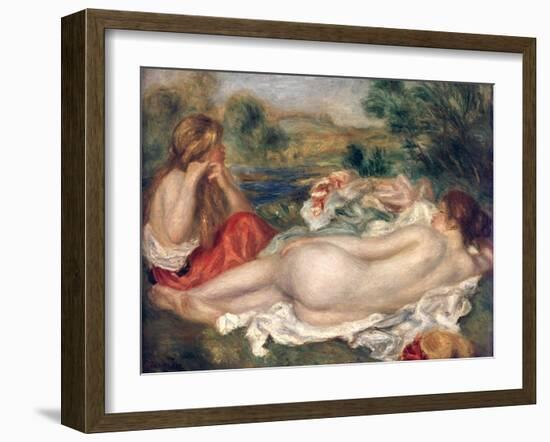 Two Bathers, 1896-Pierre-Auguste Renoir-Framed Giclee Print