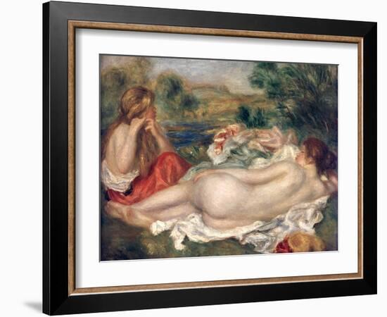 Two Bathers, 1896-Pierre-Auguste Renoir-Framed Giclee Print