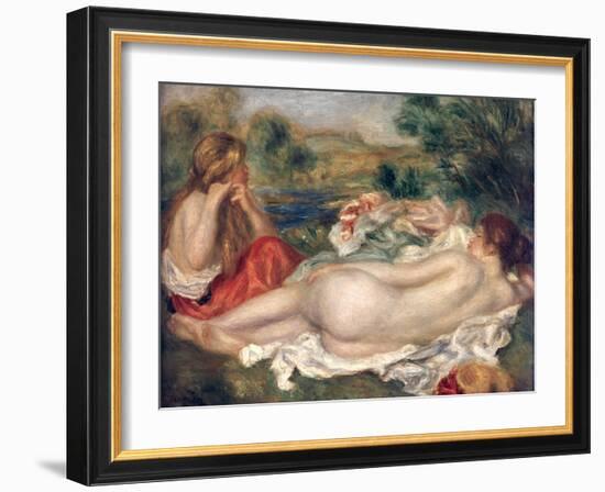 Two Bathers, 1896-Pierre-Auguste Renoir-Framed Giclee Print