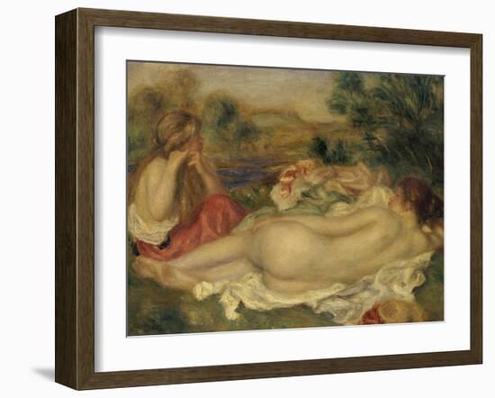 Two Bathers, 1896-Pierre-Auguste Renoir-Framed Giclee Print