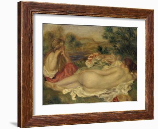 Two Bathers, 1896-Pierre-Auguste Renoir-Framed Giclee Print