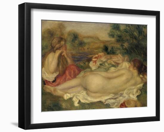 Two Bathers, 1896-Pierre-Auguste Renoir-Framed Giclee Print