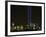 Two Beams of Light Light up the Sky Above Manhattan-null-Framed Photographic Print