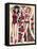 Two Beautiful Women, Authentic Vintage Tatooo Flash by Norman Collins, aka, Sailor Jerry-Piddix-Framed Stretched Canvas