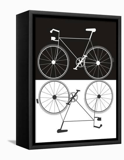 Two Bikes-Jan Weiss-Framed Stretched Canvas