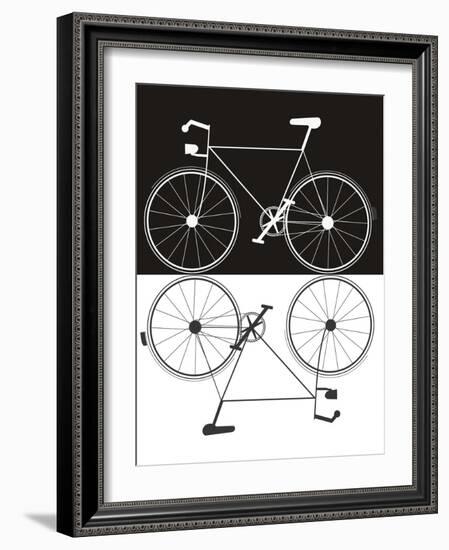 Two Bikes-Jan Weiss-Framed Art Print