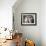 Two Birman Cats Sitting on Furniture, Interacting-Adriano Bacchella-Framed Photographic Print displayed on a wall