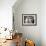 Two Birman Cats Sitting on Furniture, Interacting-Adriano Bacchella-Framed Photographic Print displayed on a wall